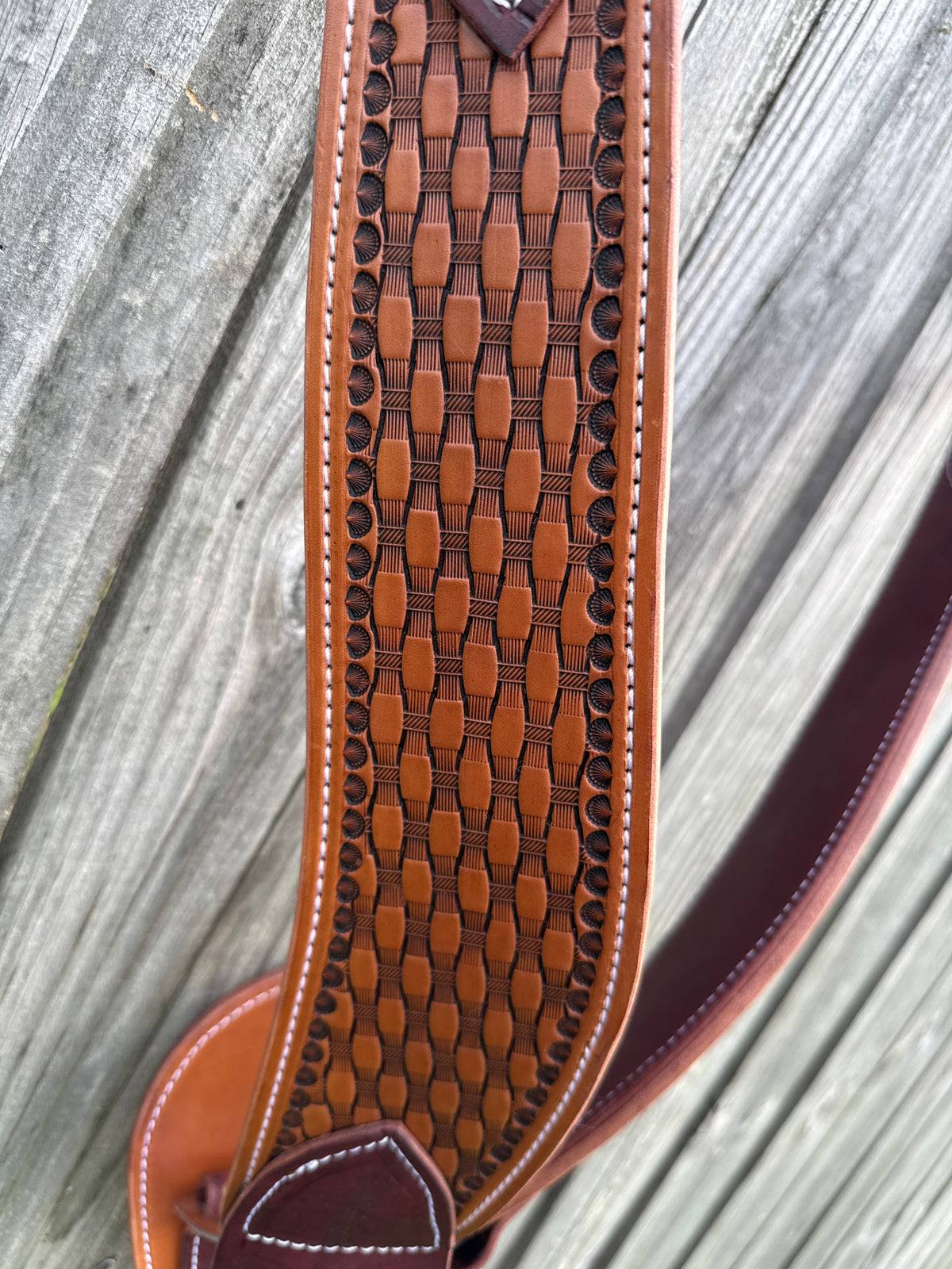 Basket Stamped Breast Collar (#3)