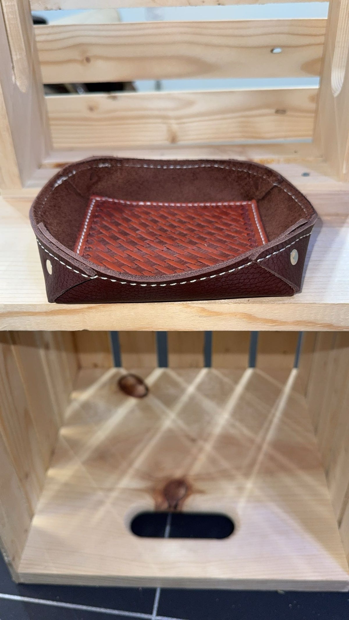 Medium Basket Stamped Catchall (#2)