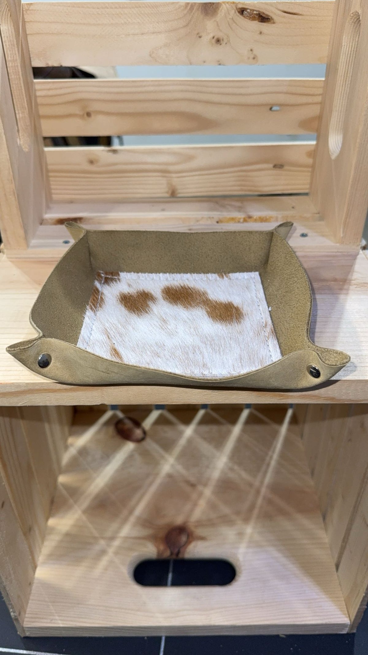 Medium Cowhide Catchall