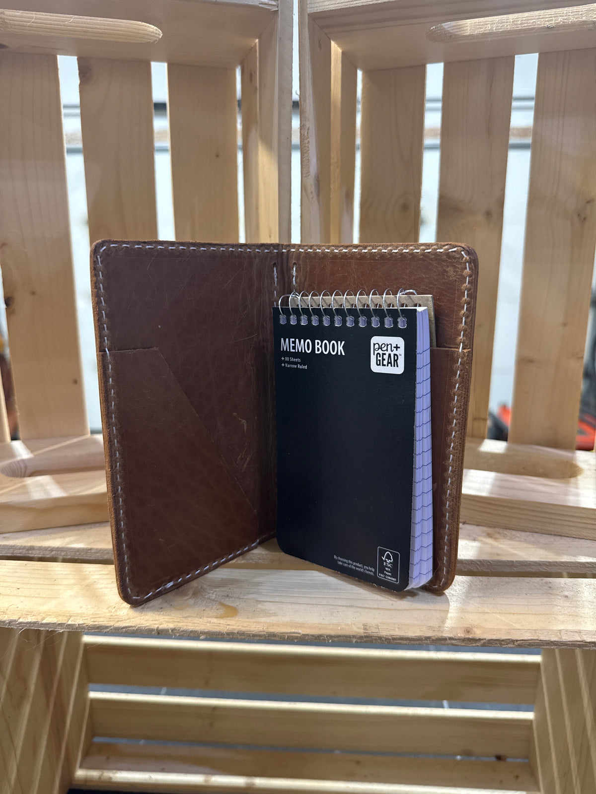 Small Floral Tooled Padfolio