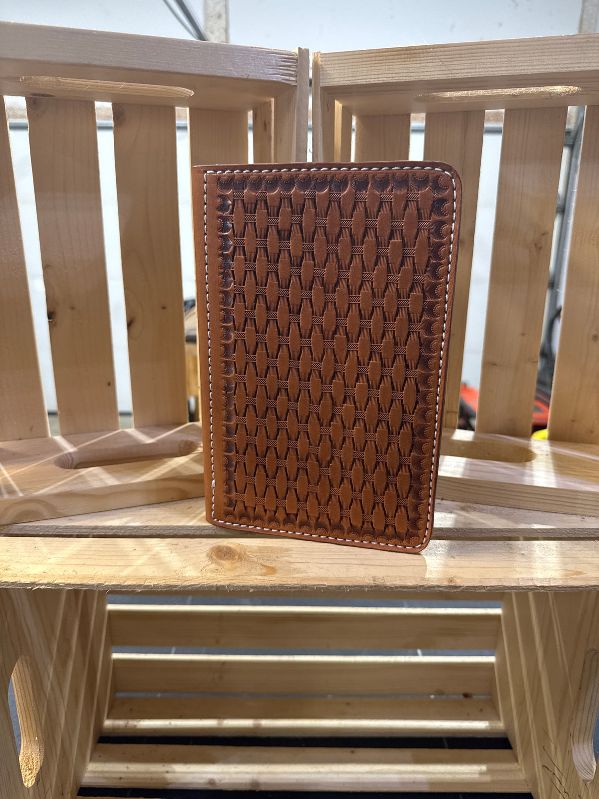 Medium Basketstamped Padfolio (#2)