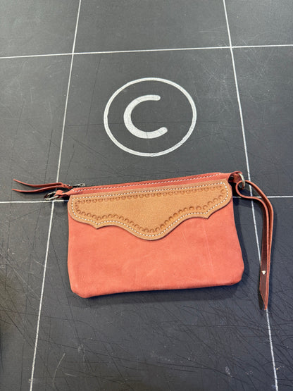 Red Wristlet Clutch