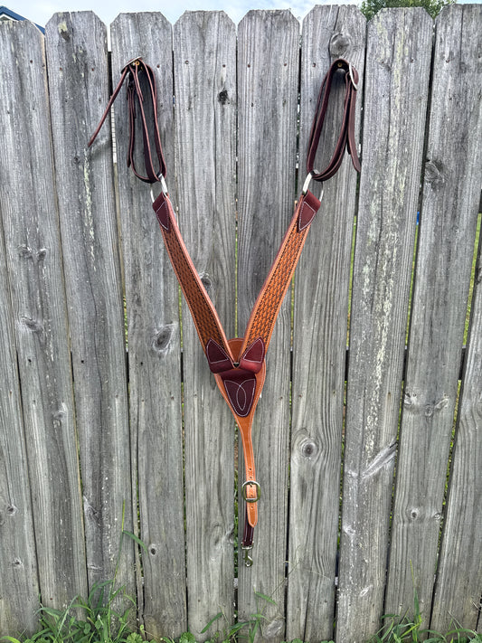 Basket Stamped Breast Collar (#3)