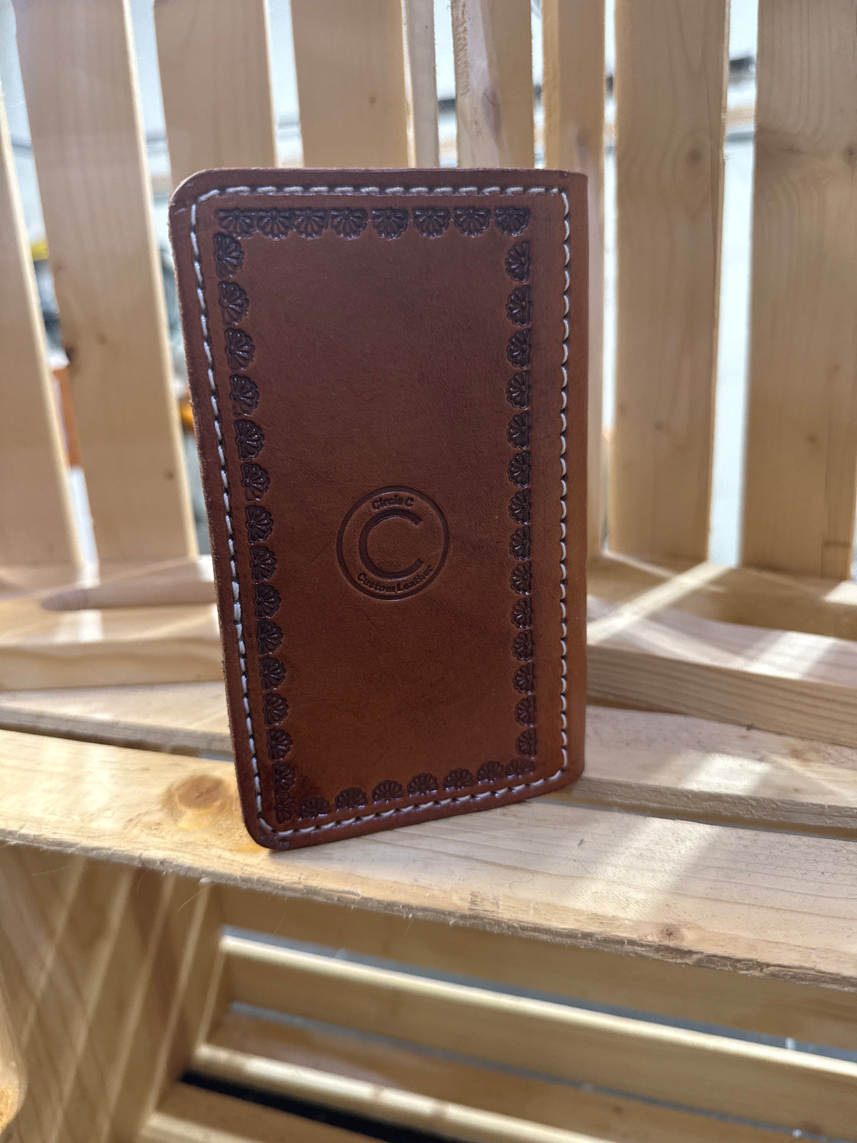 Small Basketstamped Padfolio (#2)