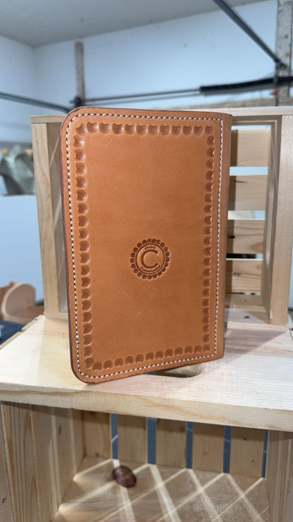 Medium Border Stamped Padfolio