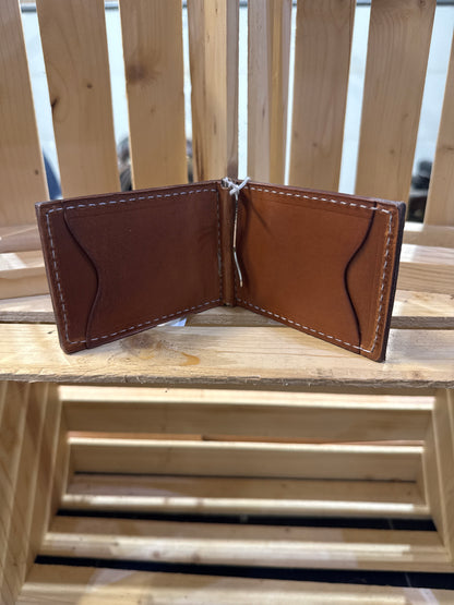 Tooled Money Clip Wallet