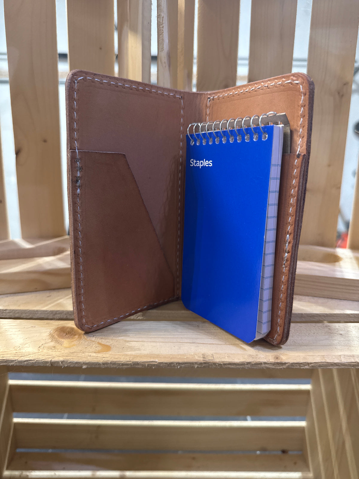 Small Basketstamped Padfolio (#2)