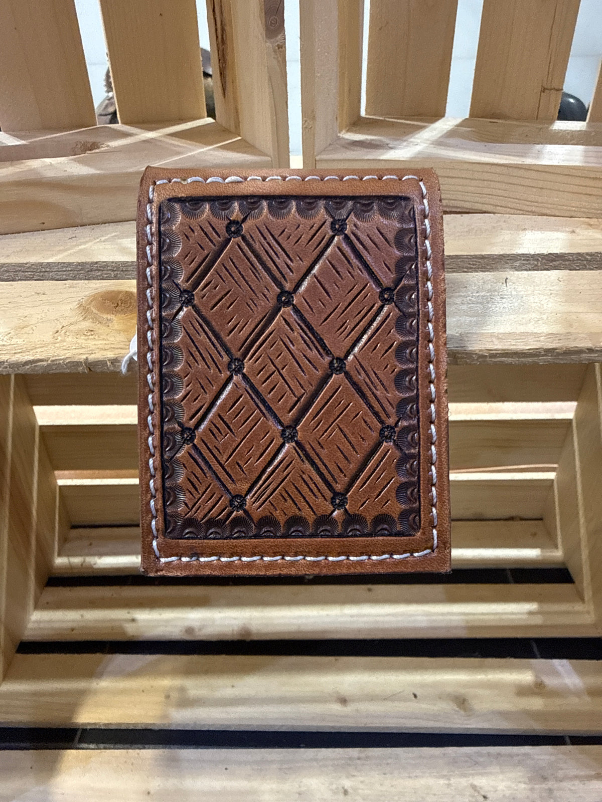 Tooled Money Clip Wallet