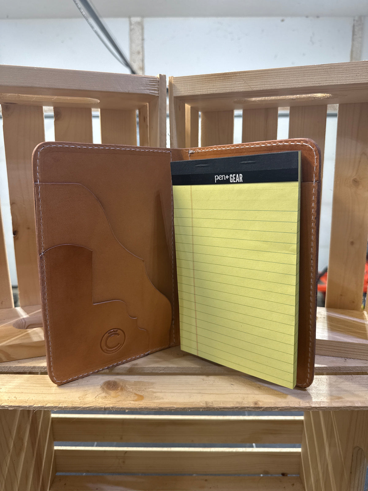 Medium Basketstamped Padfolio (#2)