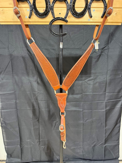 Basket Stamped Breast Collar (#1)