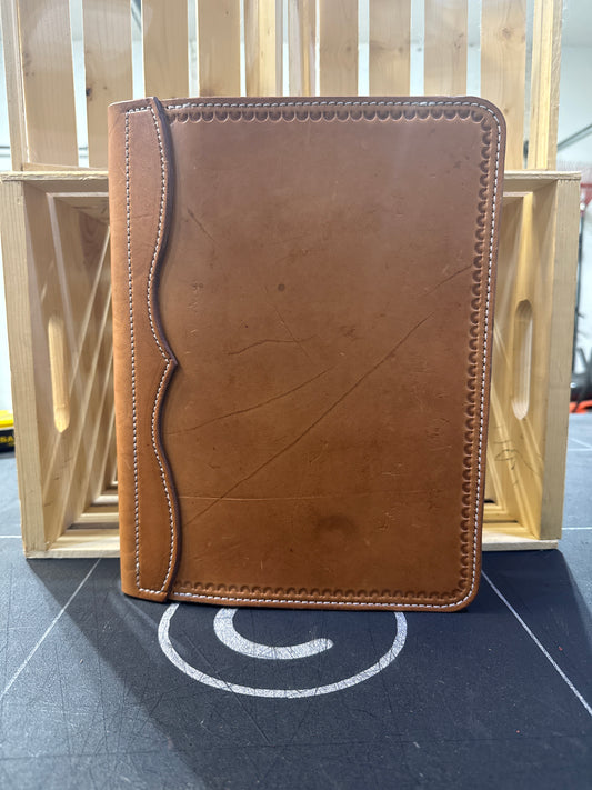 Large Padfolio with Stamped Border