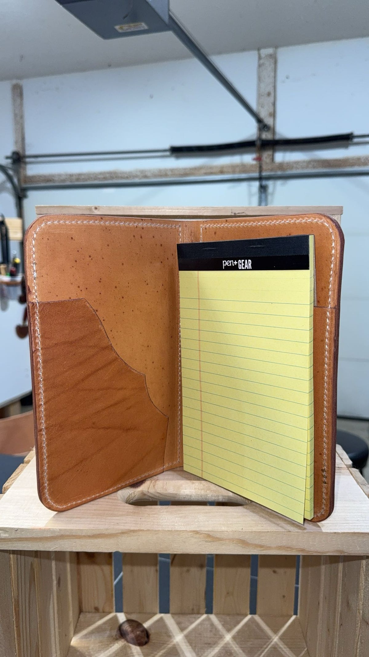 Medium Border Stamped Padfolio