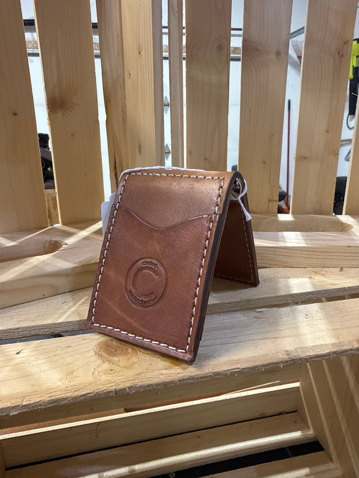Tooled Money Clip Wallet