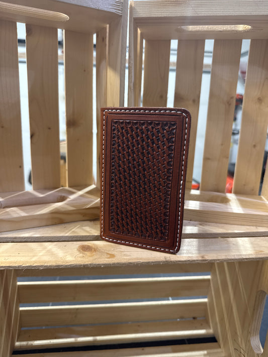 Small Basketstamped Padfolio (#1)