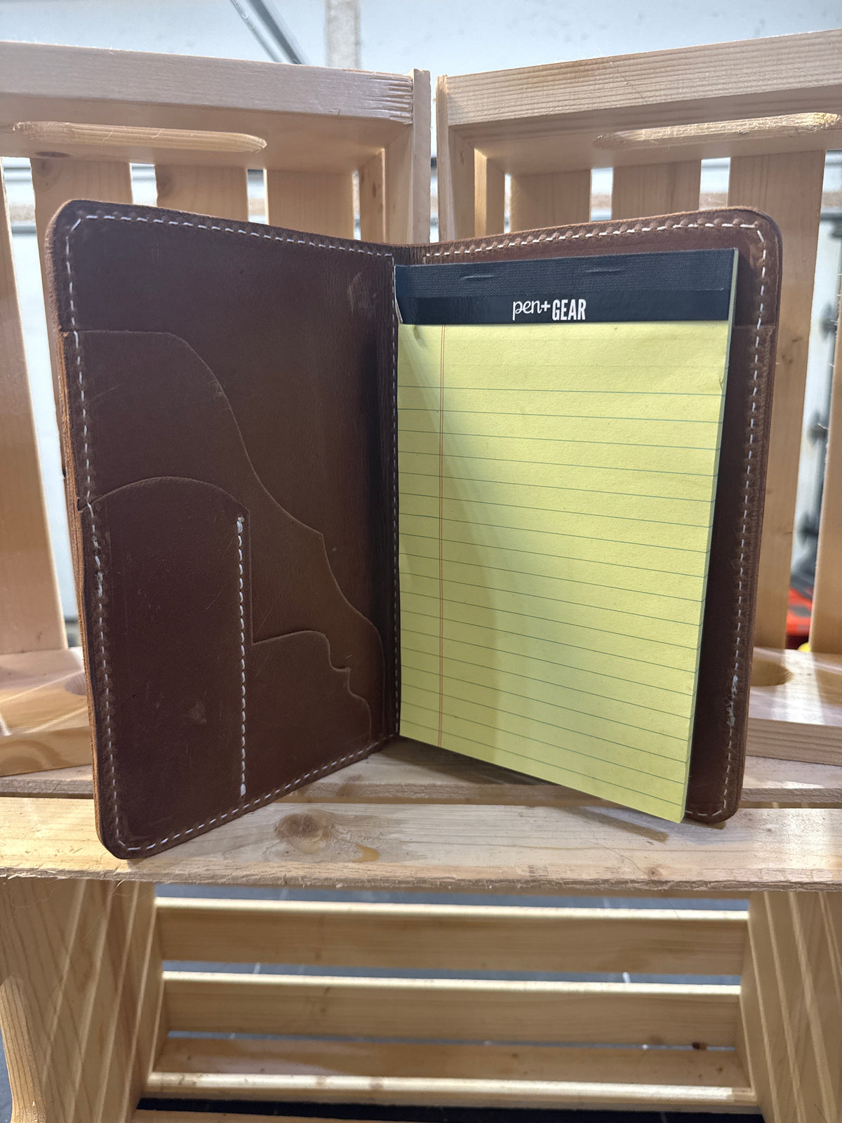 Medium Floral Tooled Padfolio